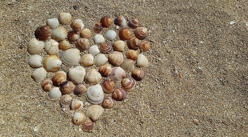 Beach art on Pissouri beach